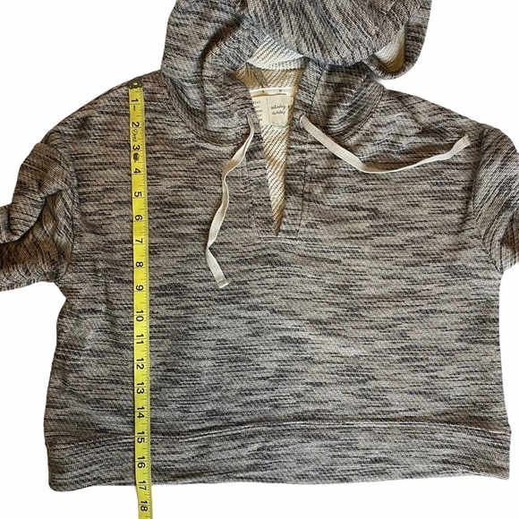 Saturday Sunday Anthropologie Cropped Hoodie. - Picture 8 of 10